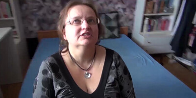 Fat Mature with big boobs with threesome response to ad