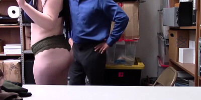 Corpulent Emo Young Shoplifter Punish Pounded By - Amilia Onyx