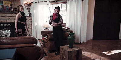 Angry Lesbians Wreck A Home And Squirt All Over A Livin