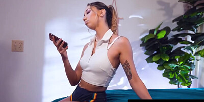 Lesbian Teens 18+ Risk Getting Caught By Stepdad