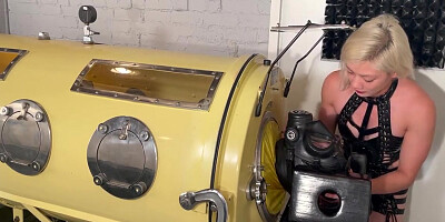 Latex Gimp In The Iron Lung