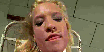 Gina D having a pain therapy from Katy Parker and her unique ways