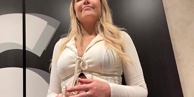 English Manager Gets Fucked In The Toilet And Elevator During Her Work!!!