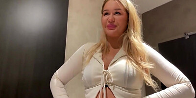 English Manager Gets Fucked In The Toilet And Elevator During Her Work!!!