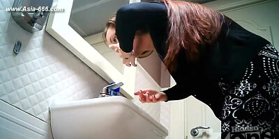 peeping blondes go to toilet.48