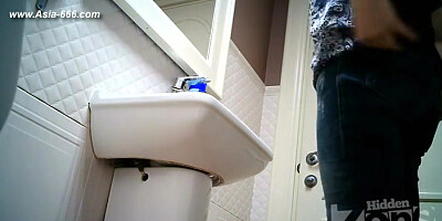 peeping blondes go to toilet.48