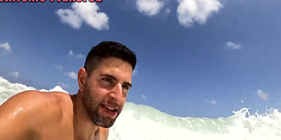 Having Fun With Hot Italian Girl In A Nude Beach