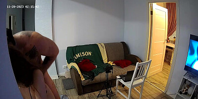 Rissa and Winnetou hard sex, blowjob and pussy eating in kitchen and livingroom, Nov20/23 - Voyeur-House