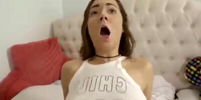 Girl and stepbrother suddenly become sex partners