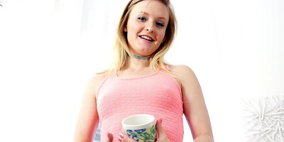 Daddy wants to show her stepdaughter how to suck a cock