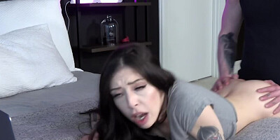 Future gynecologist can always use stepsister's tight pussy