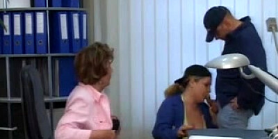 Granny Martha and Mature Girl get Laid