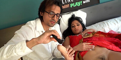 Indian hottie cheats on hubby with the doctor