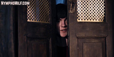 Lesbian cougars seducing lucky dude for his first threesome