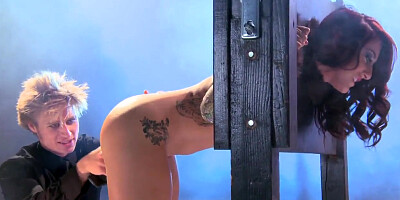 Redhead beauty Mischa Brooks gets her ass drilled