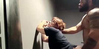 Quickie After Training Complete With Cum In The Mouth