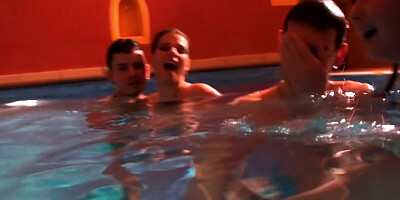 Angelica & Kattie Gold & Eva Torres & Mona Lee in endowed guys fuck sexy gals in a sex party