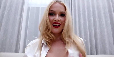 Larissa Leite - Cute Blonde Slut Fucked By 2 Horny Big Black Cocks With Dp