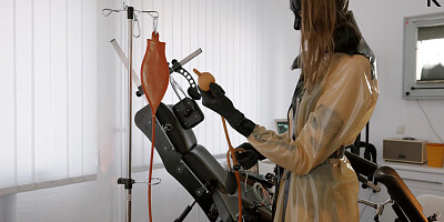 Rubber Mistress Prepares The Clinic For Examination
