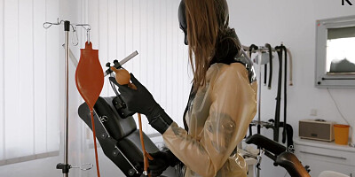 Rubber Mistress Prepares The Clinic For Examination