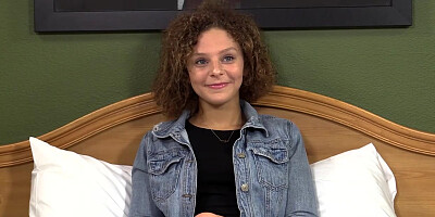 Cute Curly Haired 20 yo Kyra Is Pussy Pounded By Raging Big Black Cock