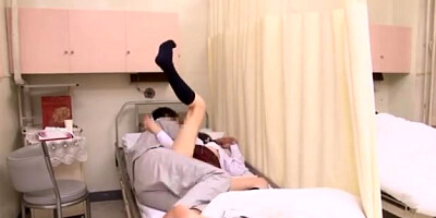 Naughty Japanese teen 18+ Gets Fucked In A Hospital Bed