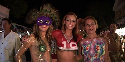 SpringBreakLife Video: Body Paint Key West Chicks
