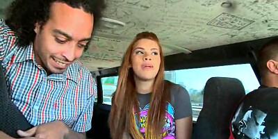 Poor lil Ariel takes a ride on the Bang Bus