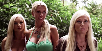 Amy Reid, Tanya James & Angelina Ashe - Busty Cops Go Hawaiian