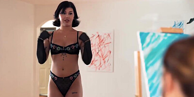 Artist And Muse Explores Each Others Sexy Bodies With Daisy Taylor And Siri Dahl