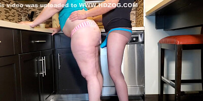 While Kissing She Feels Something Unexpected Under A Skirt