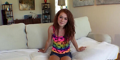 Young Dick Riding Redhead Ass Packed In Butt Banging Session! - Alice Green