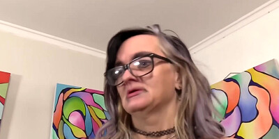Lilith Lust - Hot Granny Gets Her Saggy Tits Fucked Before Riding Dick