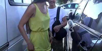 Very sexy public fuck with a lengthy-haired gal