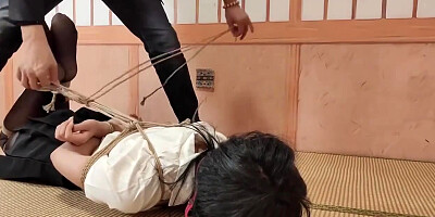 Chinese student 18+ Was Bondaged