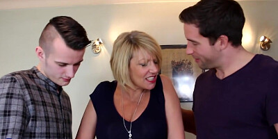 Amy In Naughty British Housewife Having A Threesome