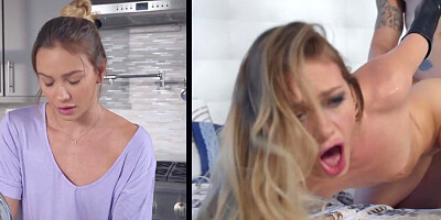 Boss turns to slave and gets fucked by hot maid