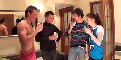 Tanata in double penetration porn video with a slutty bitch