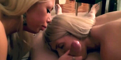 Two Exciting Blonde Swedish Wives Share Their Hunger Fo