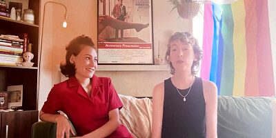 Sexy Lesbian Couple Get Intimate With Each Others Outside