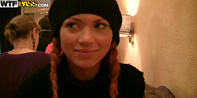 Blonde Mayola gets picked up at the bar and seduced by hot stud