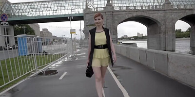 Public Flasher Shares Great Upskirt Views On With Jeny Smith