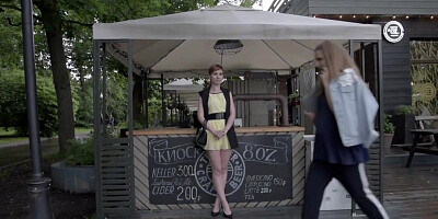 Public Flasher Shares Great Upskirt Views On With Jeny Smith