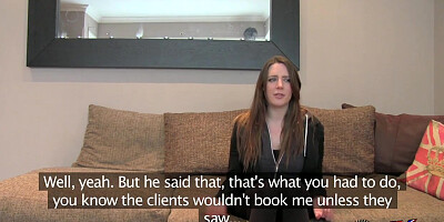 FakeAgentUK Posh British girl gets anal creampie