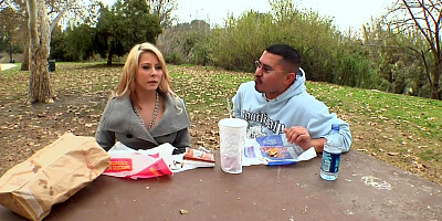 Perfect blonde porn star Madison Ivy gets a good mexican dick