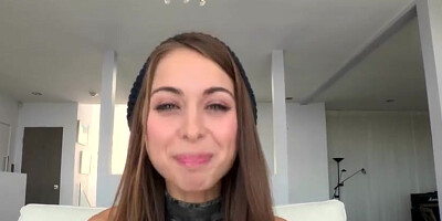 Riley Reid wants a big cock to suck and would fuck her hard