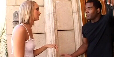 Leah Wilde is a whore who enjoys three big black cocks