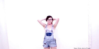 Charming Nerdy's casting couch video