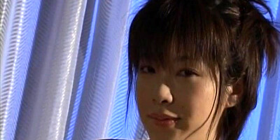 Kasumi Uehara has lace lingerie cut over twat