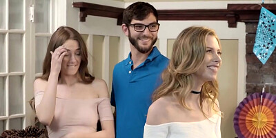 teen 18+ Stepsister Anya Olsen And Her Bff Samantha Hayes Fucking Her Stepbro